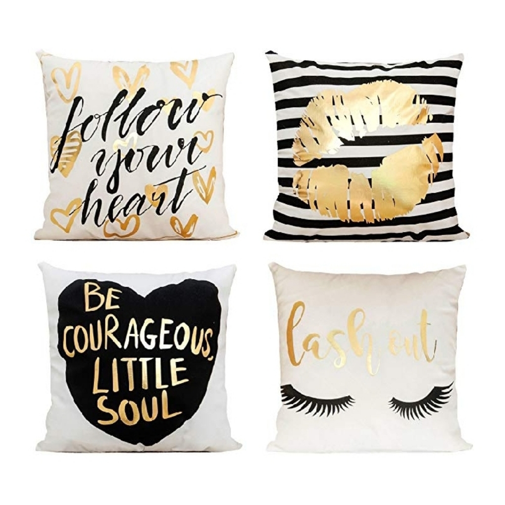 4, 18" x 18"  throw pillow covers